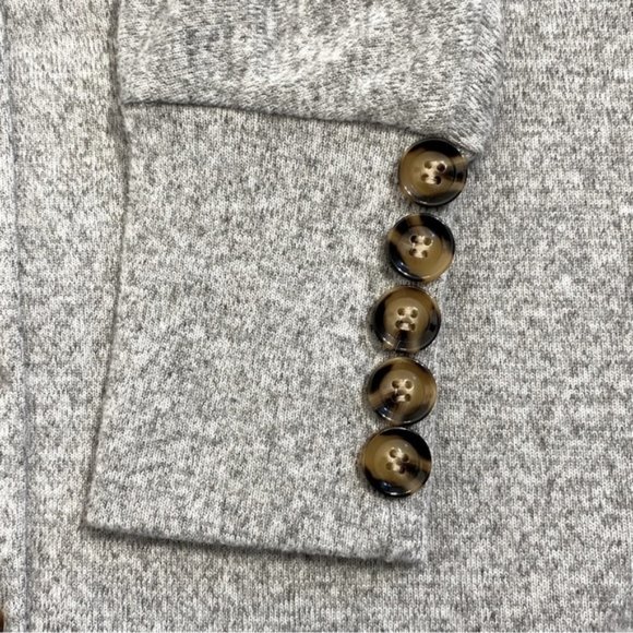 SHEIN pullover knit tunic with button detail and curved hem. Women's size M - Picture 4 of 8